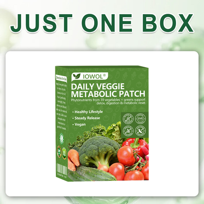 🥦𝐎𝐟𝐟𝐢𝐜𝐢𝐚𝐥 𝐒𝐭𝐨𝐫𝐞 | 𝐈𝐎𝐖𝐎𝐋® 𝐃𝐚𝐢𝐥𝐲 𝐕𝐞𝐠𝐞𝐭𝐚𝐛𝐥𝐞 𝐌𝐞𝐭𝐚𝐛𝐨𝐥𝐢𝐜 𝐏𝐚𝐭𝐜𝐡 𝐮𝐬𝐞𝐬 𝐨𝐫𝐠𝐚𝐧𝐢𝐜 𝐯𝐞𝐠𝐞𝐭𝐚𝐛𝐥𝐞 𝐞𝐱𝐭𝐫𝐚𝐜𝐭𝐬 𝐚𝐧𝐝 𝐩𝐡𝐲𝐭𝐨𝐧𝐮𝐭𝐫𝐢𝐞𝐧𝐭𝐬 𝐟𝐫𝐨𝐦 𝟑𝟗 𝐯𝐞𝐠𝐞𝐭𝐚𝐛𝐥𝐞𝐬 + 𝐠𝐫𝐞𝐞𝐧𝐬 𝐭𝐨 𝐬𝐮𝐩𝐩𝐨𝐫𝐭 𝐝𝐞𝐭𝐨𝐱, 𝐝𝐢𝐠𝐞𝐬𝐭𝐢𝐨𝐧 & 𝐦𝐞𝐭𝐚𝐛𝐨𝐥𝐢𝐜 𝐫𝐞𝐬𝐞𝐭, 𝐚𝐧𝐝 𝐛𝐨𝐨𝐬𝐭 𝐞𝐧𝐞𝐫𝐠𝐲 𝐟𝐨𝐫 𝐚𝐥𝐥-𝐝𝐚𝐲 𝐰𝐞𝐥𝐥𝐧𝐞𝐬𝐬.