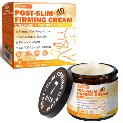 𝐎𝐟𝐟𝐢𝐜𝐢𝐚𝐥 𝐒𝐭𝐨𝐫𝐞 | 𝐈𝐎𝐖𝐎𝐋® 𝐏𝐨𝐬𝐭-𝐒𝐥𝐢𝐦 𝐅𝐢𝐫𝐦𝐢𝐧𝐠 𝐂𝐫𝐞𝐚𝐦 𝐮𝐬𝐞𝐬 𝐜𝐨𝐥𝐥𝐚𝐠𝐞𝐧 𝐩𝐞𝐩𝐭𝐢𝐝𝐞𝐬 𝐚𝐧𝐝 𝐬𝐤𝐢𝐧-𝐟𝐢𝐫𝐦𝐢𝐧𝐠 𝐚𝐜𝐭𝐢𝐯𝐞𝐬 𝐭𝐨 𝐭𝐚𝐫𝐠𝐞𝐭 𝐥𝐨𝐨𝐬𝐞, 𝐬𝐚𝐠𝐠𝐢𝐧𝐠 𝐬𝐤𝐢𝐧 𝐚𝐟𝐭𝐞𝐫 𝐰𝐞𝐢𝐠𝐡𝐭 𝐥𝐨𝐬𝐬.