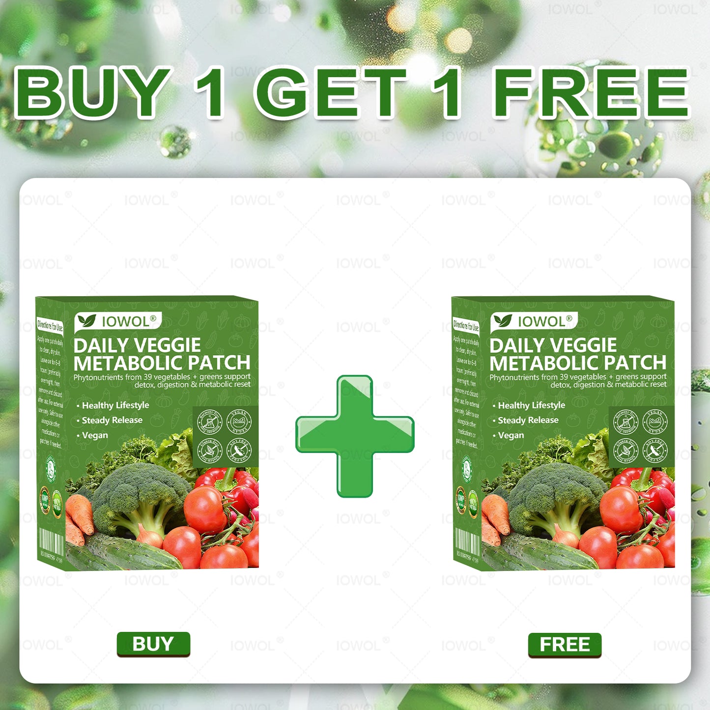 🥦𝐎𝐟𝐟𝐢𝐜𝐢𝐚𝐥 𝐒𝐭𝐨𝐫𝐞 | 𝐈𝐎𝐖𝐎𝐋® 𝐃𝐚𝐢𝐥𝐲 𝐕𝐞𝐠𝐞𝐭𝐚𝐛𝐥𝐞 𝐌𝐞𝐭𝐚𝐛𝐨𝐥𝐢𝐜 𝐏𝐚𝐭𝐜𝐡 𝐮𝐬𝐞𝐬 𝐨𝐫𝐠𝐚𝐧𝐢𝐜 𝐯𝐞𝐠𝐞𝐭𝐚𝐛𝐥𝐞 𝐞𝐱𝐭𝐫𝐚𝐜𝐭𝐬 𝐚𝐧𝐝 𝐩𝐡𝐲𝐭𝐨𝐧𝐮𝐭𝐫𝐢𝐞𝐧𝐭𝐬 𝐟𝐫𝐨𝐦 𝟑𝟗 𝐯𝐞𝐠𝐞𝐭𝐚𝐛𝐥𝐞𝐬 + 𝐠𝐫𝐞𝐞𝐧𝐬 𝐭𝐨 𝐬𝐮𝐩𝐩𝐨𝐫𝐭 𝐝𝐞𝐭𝐨𝐱, 𝐝𝐢𝐠𝐞𝐬𝐭𝐢𝐨𝐧 & 𝐦𝐞𝐭𝐚𝐛𝐨𝐥𝐢𝐜 𝐫𝐞𝐬𝐞𝐭, 𝐚𝐧𝐝 𝐛𝐨𝐨𝐬𝐭 𝐞𝐧𝐞𝐫𝐠𝐲 𝐟𝐨𝐫 𝐚𝐥𝐥-𝐝𝐚𝐲 𝐰𝐞𝐥𝐥𝐧𝐞𝐬𝐬.