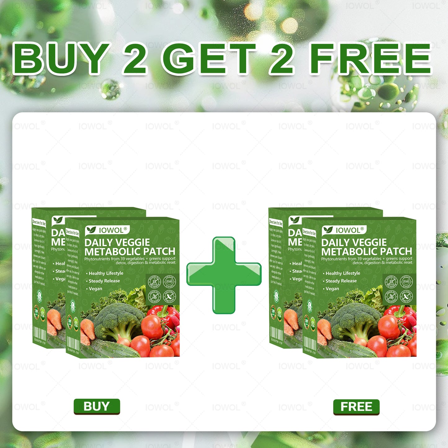 🥦𝐎𝐟𝐟𝐢𝐜𝐢𝐚𝐥 𝐒𝐭𝐨𝐫𝐞 | 𝐈𝐎𝐖𝐎𝐋® 𝐃𝐚𝐢𝐥𝐲 𝐕𝐞𝐠𝐞𝐭𝐚𝐛𝐥𝐞 𝐌𝐞𝐭𝐚𝐛𝐨𝐥𝐢𝐜 𝐏𝐚𝐭𝐜𝐡 𝐮𝐬𝐞𝐬 𝐨𝐫𝐠𝐚𝐧𝐢𝐜 𝐯𝐞𝐠𝐞𝐭𝐚𝐛𝐥𝐞 𝐞𝐱𝐭𝐫𝐚𝐜𝐭𝐬 𝐚𝐧𝐝 𝐩𝐡𝐲𝐭𝐨𝐧𝐮𝐭𝐫𝐢𝐞𝐧𝐭𝐬 𝐟𝐫𝐨𝐦 𝟑𝟗 𝐯𝐞𝐠𝐞𝐭𝐚𝐛𝐥𝐞𝐬 + 𝐠𝐫𝐞𝐞𝐧𝐬 𝐭𝐨 𝐬𝐮𝐩𝐩𝐨𝐫𝐭 𝐝𝐞𝐭𝐨𝐱, 𝐝𝐢𝐠𝐞𝐬𝐭𝐢𝐨𝐧 & 𝐦𝐞𝐭𝐚𝐛𝐨𝐥𝐢𝐜 𝐫𝐞𝐬𝐞𝐭, 𝐚𝐧𝐝 𝐛𝐨𝐨𝐬𝐭 𝐞𝐧𝐞𝐫𝐠𝐲 𝐟𝐨𝐫 𝐚𝐥𝐥-𝐝𝐚𝐲 𝐰𝐞𝐥𝐥𝐧𝐞𝐬𝐬.