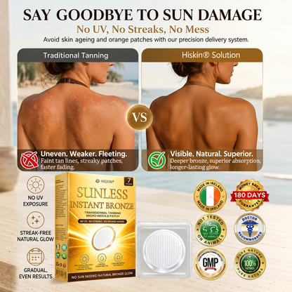 ☘️ 𝑶𝒇𝒇𝒊𝒄𝒊𝒂𝒍 𝑺𝒕𝒐𝒓𝒆 | ☀️ 𝐇𝐢𝐬𝐤𝐢𝐧® 𝐒𝐮𝐧𝐥𝐞𝐬𝐬 𝐈𝐧𝐬𝐭𝐚𝐧𝐭 𝐁𝐫𝐨𝐧𝐳𝐞 𝐓𝐚𝐧𝐧𝐢𝐧𝐠 𝐌𝐢𝐜𝐫𝐨𝐧𝐞𝐞𝐝𝐥𝐞 𝐏𝐚𝐭𝐜𝐡 🇮🇪 | 𝐀 𝐆𝐨𝐥𝐝𝐞𝐧 𝐆𝐥𝐨𝐰—𝐖𝐡𝐚𝐭𝐞𝐯𝐞𝐫 𝐭𝐡𝐞 𝐈𝐫𝐢𝐬𝐡 𝐖𝐞𝐚𝐭𝐡𝐞𝐫 | 𝐉𝐮𝐬𝐭 𝐎𝐧𝐞 𝐏𝐚𝐭𝐜𝐡 𝐚 𝐃𝐚𝐲 • 𝐕𝐢𝐬𝐢𝐛𝐥𝐞 𝐁𝐫𝐨𝐧𝐳𝐞 𝐆𝐥𝐨𝐰 𝐢𝐧 𝟕 𝐃𝐚𝐲𝐬 ✅ 𝐍𝐨 𝐔𝐕 • 𝐍𝐨 𝐎𝐫𝐚𝐧𝐠𝐞 • 𝐍𝐨 𝐒𝐭𝐫𝐞𝐚𝐤𝐬 • 𝐍𝐨 𝐃𝐇𝐀 • 𝐍𝐨 𝐌𝐞𝐬𝐬