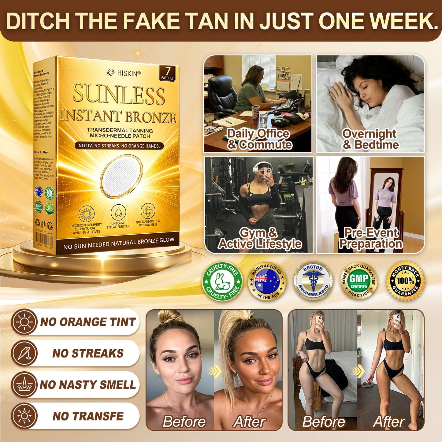 𝑶𝒏𝒆-𝑻𝒊𝒎𝒆 𝑼𝒑𝒔𝒆𝒍𝒍 𝑶𝒇𝒇𝒆𝒓 | ☀️ 𝐀𝐝𝐝 𝐌𝐨𝐫𝐞 𝐇𝐢𝐬𝐤𝐢𝐧® 𝐒𝐮𝐧𝐥𝐞𝐬𝐬 𝐁𝐫𝐨𝐧𝐳𝐞 𝐏𝐚𝐭𝐜𝐡𝐞𝐬 𝐭𝐨 𝐘𝐨𝐮𝐫 𝐎𝐫𝐝𝐞𝐫 & 𝐒𝐚𝐯𝐞 𝟕𝟎% 🇦🇺